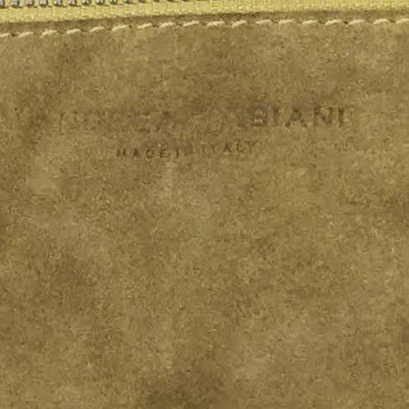Andrea Mabiani Tan Suede Leather Zipper Pouch - Picture 7 of 7